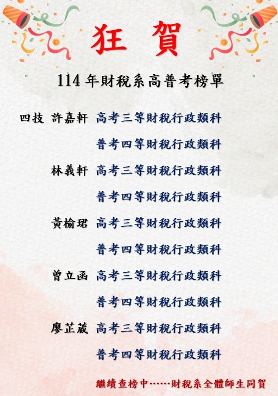 北商財稅114年高普考01